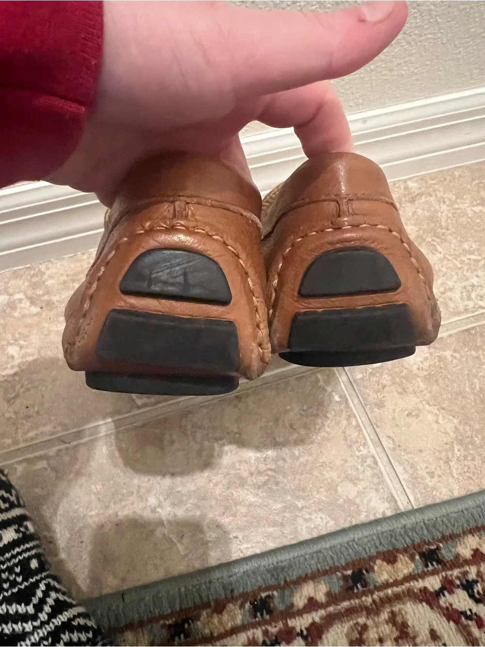 Nordstrom tan pebbled